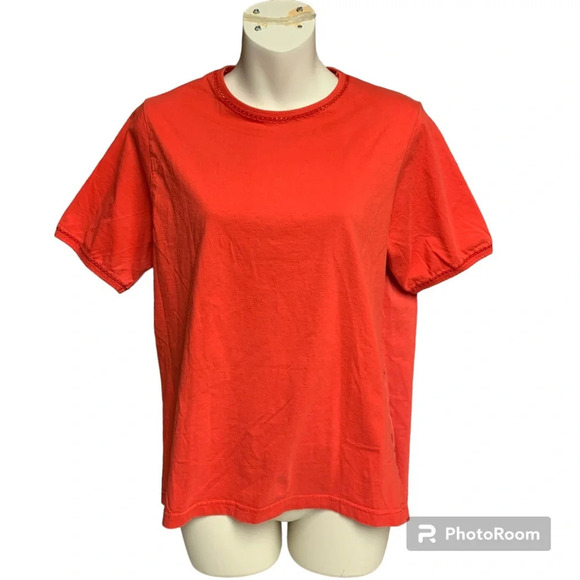 Pendleton red shirt size medium . Ladder stitching on the neck and sleeves - Picture 1 of 8